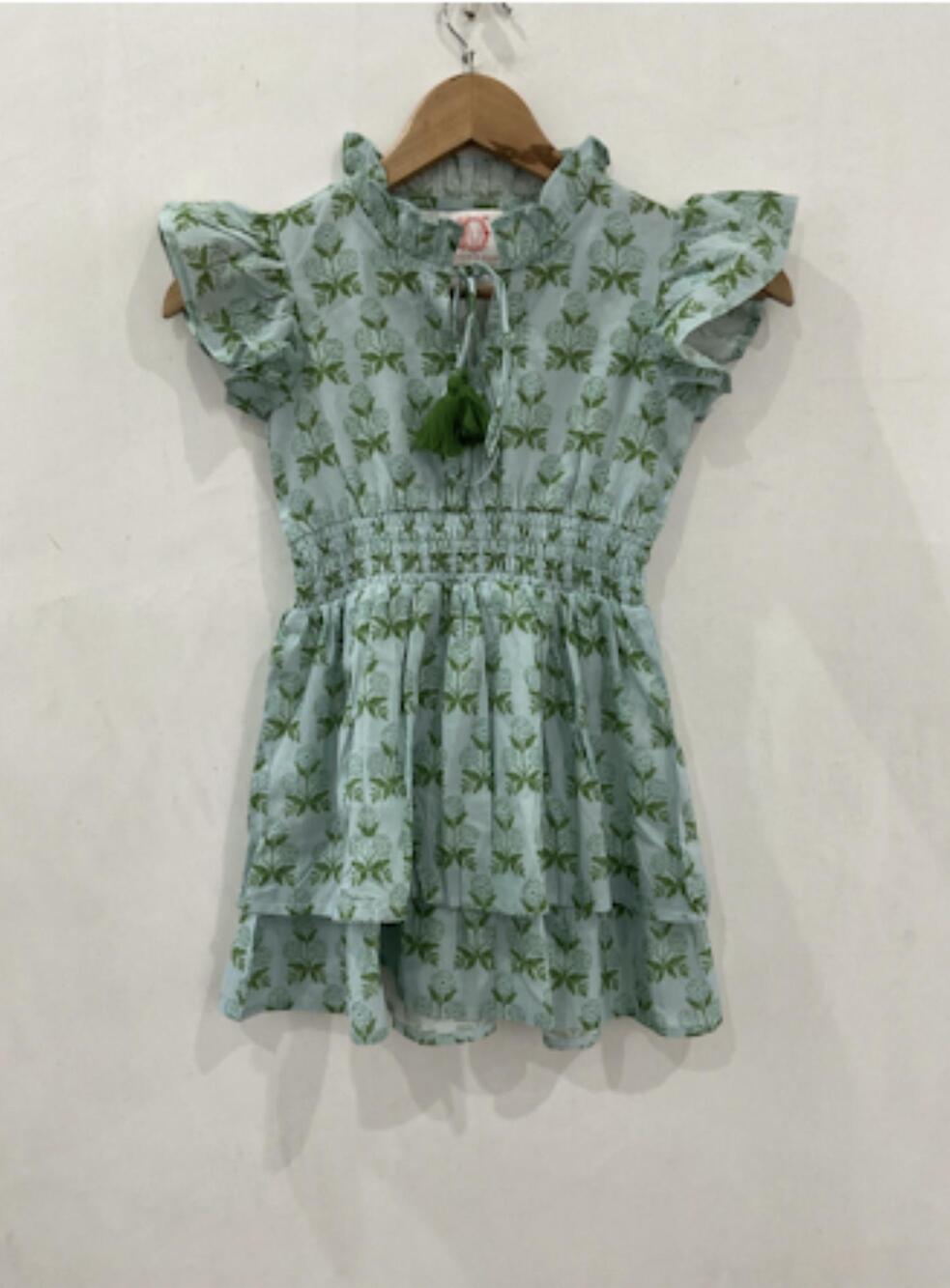 NEW VICTORIA DUNN kids stella dress in juniper grove